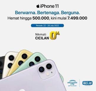 Promo Harga Apple IPHONE 11  - Electronic City