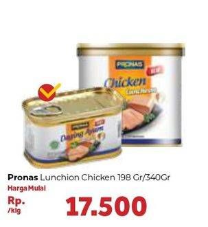 Promo Harga Luncheon Chicken 198/340gr  - Carrefour