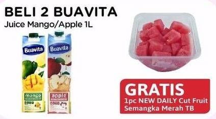 Promo Harga BUAVITA Fresh Juice Mango, Apple 1000 ml - Alfamidi
