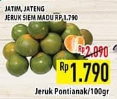 Promo Harga Jeruk Pontianak per 100 gr - Hypermart