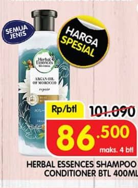 Promo Harga Herbal Essence Shampoo All Variants 400 ml - Superindo