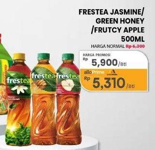 Promo Harga Frestea Minuman Teh Jasmine, Green Honey, Apple 500 ml - Carrefour