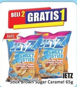 Promo Harga Jetz Sweet Stick Snack Brown Sugar Caramel 65 gr - Hari Hari