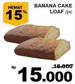 Promo Harga Banana Cake Loaf  - Giant