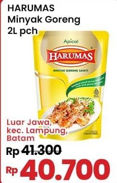 Promo Harga Harumas Minyak Goreng 2000 ml - Indomaret