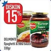 Promo Harga DEL MONTE Cooking Sauce Barbeque, Spaghetti 330 gr - Hypermart