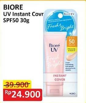 Promo Harga Biore UV Fresh & Bright Instan Cover 30 gr - Alfamart