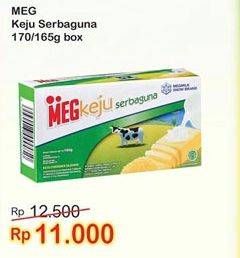 Promo Harga MEG Keju Serbaguna 170 gr - Indomaret