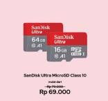 Promo Harga SanDisk Ultra MicroSD Class 10  - Erafone