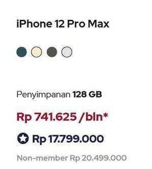 Promo Harga APPLE iPhone 12 Pro Max 1 pcs - iBox