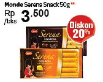 Promo Harga MONDE Serena Egg Roll 55 gr - Carrefour