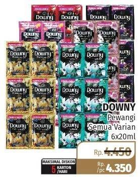 Promo Harga DOWNY Parfum Collection All Variants per 6 sachet 20 ml - Lotte Grosir