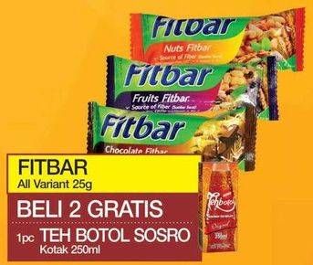 Promo Harga FITBAR Makanan Ringan Sehat All Variants 25 gr - Yogya
