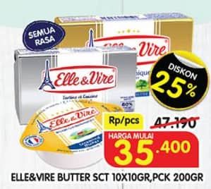 Promo Harga Elle & Vire Butter  - Superindo