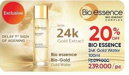 Promo Harga BIO ESSENCE 24K Bio Gold Water 100 ml - Guardian