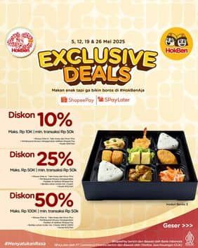 Promo Harga Exclusive Deals  - HokBen