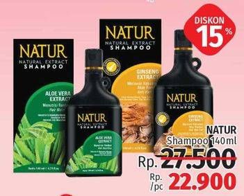 Promo Harga NATUR Shampoo 140 ml - LotteMart
