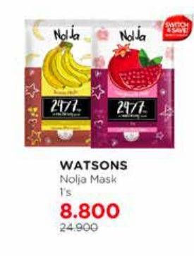 Promo Harga WATSONS Nolja Mask All Variants  - Watsons