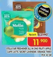 Promo Harga Stella All In One Apple, Caffe Latte, Secret Lavender, Orange 42 gr - Superindo