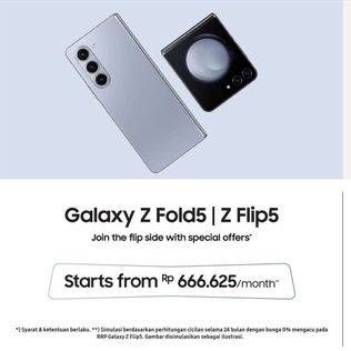 Promo Harga Samsung Galaxy Z Fold5/Z Flip5  - Erafone