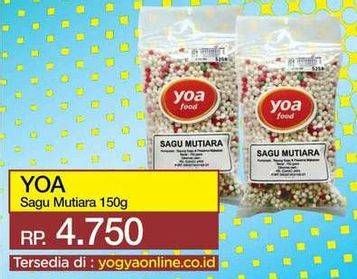 Promo Harga YOA Sagu Mutiara 150 gr - Yogya