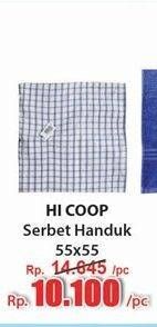 Promo Harga Hi Coop Serbet Handuk 55 X 55 Cm  - Hari Hari