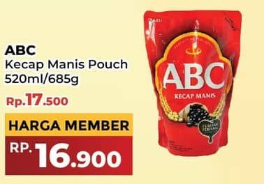 Promo Harga ABC Kecap Manis 520 ml - Yogya