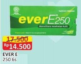 Promo Harga EVER E250 Suplemen Makanan 6 pcs - Alfamart
