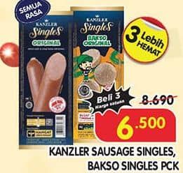 Promo Harga Kanzler Sosis Single All Variants 60 gr - Superindo