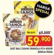 Promo Harga EAST BALI CASHEW Granola All Variants 400 gr - Superindo