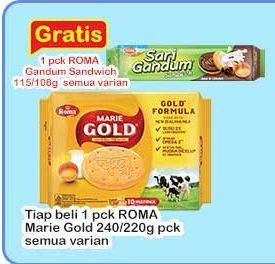 Promo Harga Roma Marie Gold All Variants 240 gr - Indomaret