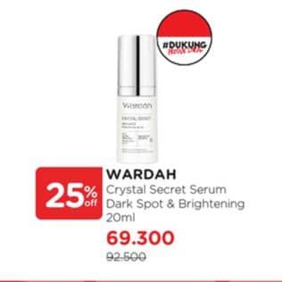 Promo Harga Wardah Crystal Secret Dark Spot & Brightening Serum 20 ml - Watsons