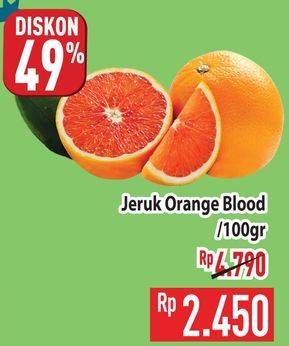 Promo Harga Aneka Jeruk Orange Blood per 100 gr - Hypermart