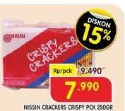 Promo Harga NISSIN Crispy Crackers 250 gr - Superindo