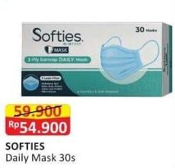 Promo Harga SOFTIES Masker Daily Mask 30 pcs - Alfamart