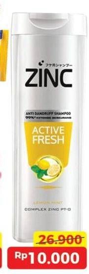 Promo Harga Zinc Shampoo/Zinc Men Shampoo/Zinc Shampoo Hijab  - Alfamart