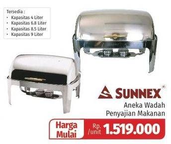 Promo Harga SUNNEX Round Size Roll Top Handle Gold All Variants  - Lotte Grosir