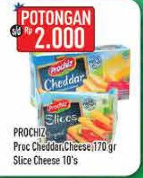 Promo Harga PROCHIZ Keju Cheddar/Slices  - Hypermart