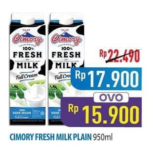 Promo Harga Cimory Fresh Milk Full Cream 950 ml - Hypermart