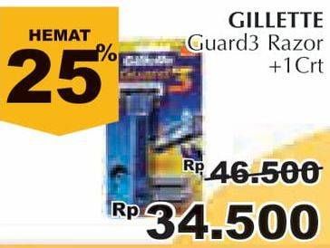 Promo Harga GILLETTE Guard 3  - Giant