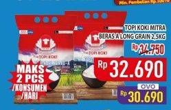 Promo Harga Topi Koki Beras Premium 2500 gr - Hypermart