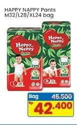 Promo Harga Happy Nappy Smart Pantz Diaper M32, L28, XL24 24 pcs - Indomaret