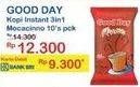 Promo Harga Good Day Instant Coffee 3 in 1 Mocacinno per 10 sachet 20 gr - Indomaret