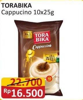 Promo Harga Torabika Cappuccino per 10 sachet 25 gr - Alfamart