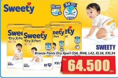 Promo Harga Sweety Bronze Pants Dry X-Pert S56, M48, L42, XL38, XXL34 34 pcs - Hari Hari
