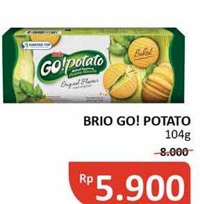Promo Harga SIANTAR TOP GO Potato Biskuit Kentang Original 104 gr - Alfamidi