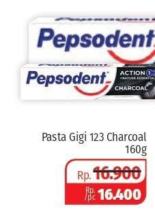 Promo Harga PEPSODENT Pasta Gigi Action 123 Charcoal 160 gr - Lotte Grosir