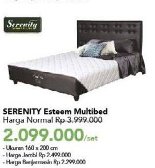 Promo Harga SERENITY Esteem Multibed  - Carrefour