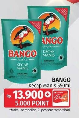 Promo Harga BANGO Kecap Manis 550 ml - LotteMart