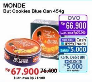 Promo Harga Monde Butter Cookies 454 gr - Alfamart